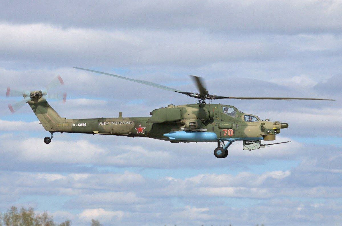 Rosyjski śmigłowiec szturmowy Mi-28N