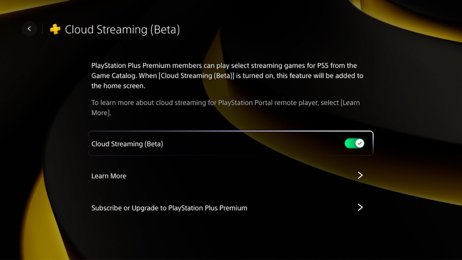 PlayStation Portal PlayStation Plus Premium streamowanie gier beta