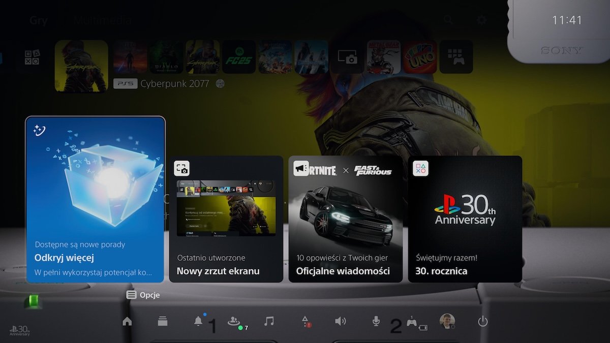 PS5 specjalne motywy na 30. rocznicę PlayStation