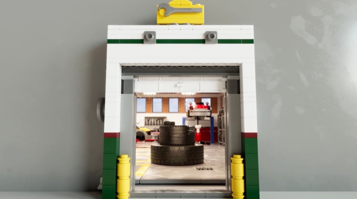 LEGO opony recykling