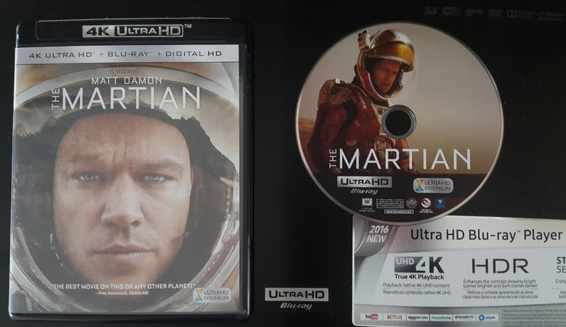 Film Marsjanin na Blu-ray Ultra HD 4K