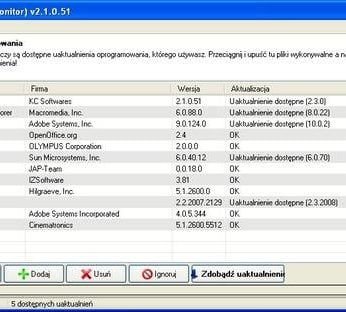 Narzędzia do pobierania uaktualnień, takie jak np. opisywana przez nas aplikacja SUMo, wykrywają zainstalowane na komputerze oprogramowanie i samodzielnie sprawdzają, czy są dostępne dla niego nowe wersje.