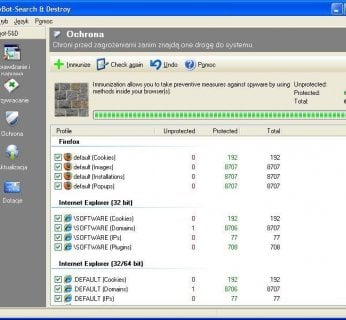 Szybciej bez szkodników. Narzędzie SpyBot – Search & Destroy podnosi odporność peceta na zagrożenia z Sieci.