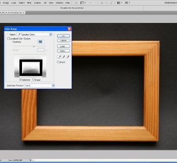 Zdjęcie w prawdziwej ramce