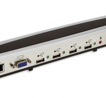 Stacje korzystające z USB nie miewają wyjść DVI - ledwo radzą sobie z analogowym sygnałem.