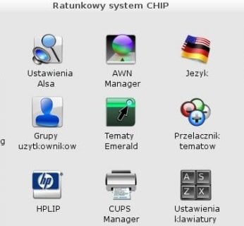 Dostępny pod ikoną CHIP-a panel kontrolny pozwala nam dostosować System Ratunkowy do własnych potrzeb.