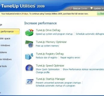 Najbardziej wszechstronny - TuneUp Utilities 2009