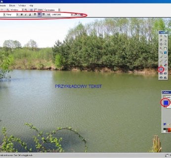 Dodawanie tekstu do zdjęcia