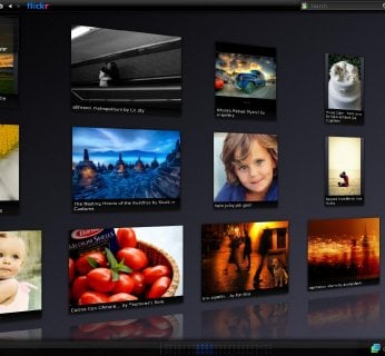 Dodatek Cooliris do Firefoksa prezentuje zdjęcia z Flickra, MySpace'a oraz Facebooka w postaci eleganckiej galerii. Współpracuje również z plikami wideo w serwisie YouTube.