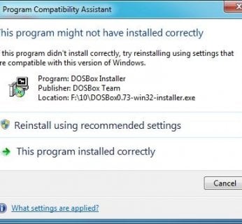 Podczas próby instalacji niekompatybilnego programu Windows 7 często proponuje otwarcie strony producenta, gdzie możemy poszukać nowszej wersji programu.