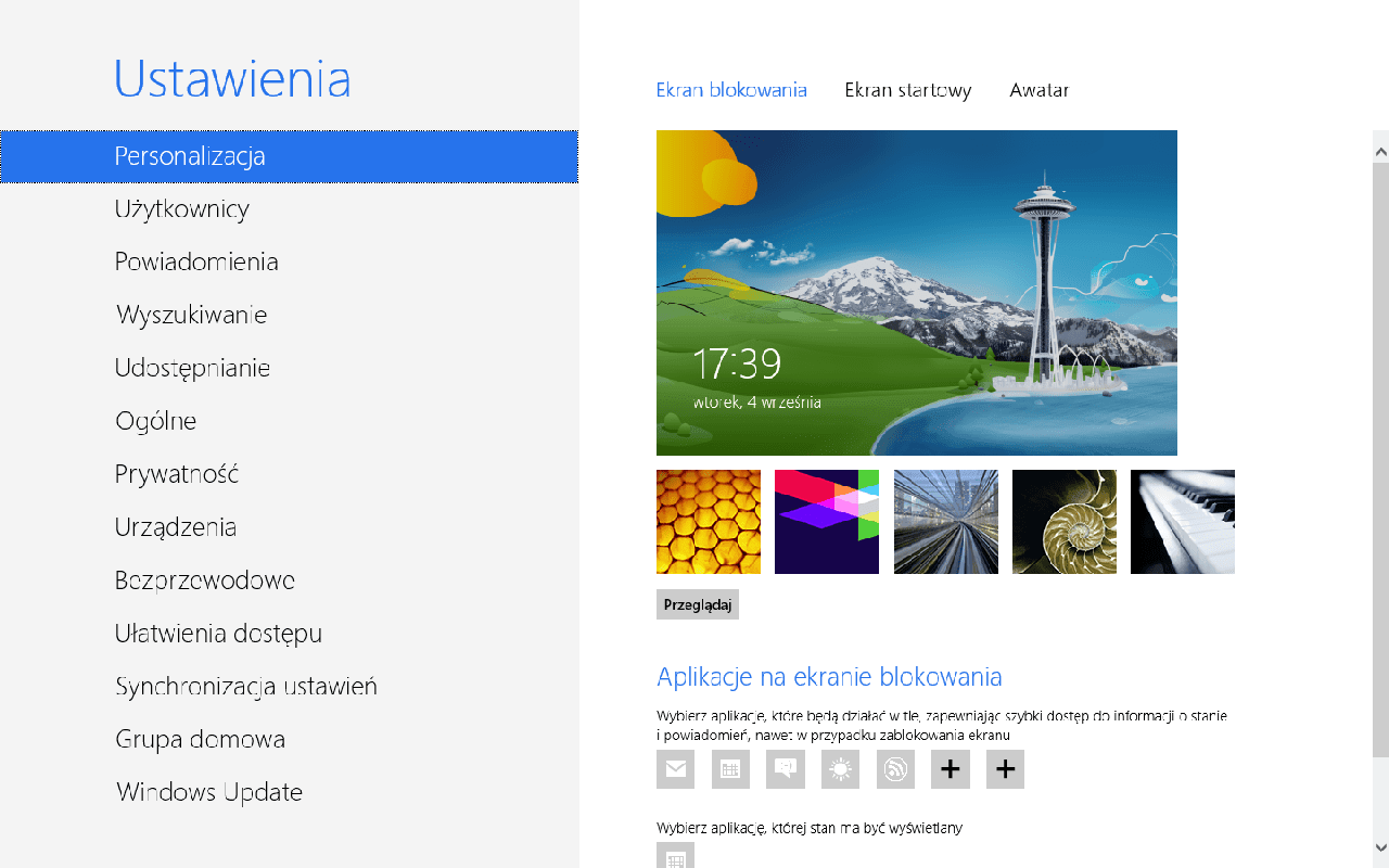 Przewodnik po Windows 8: Personalizacja systemu