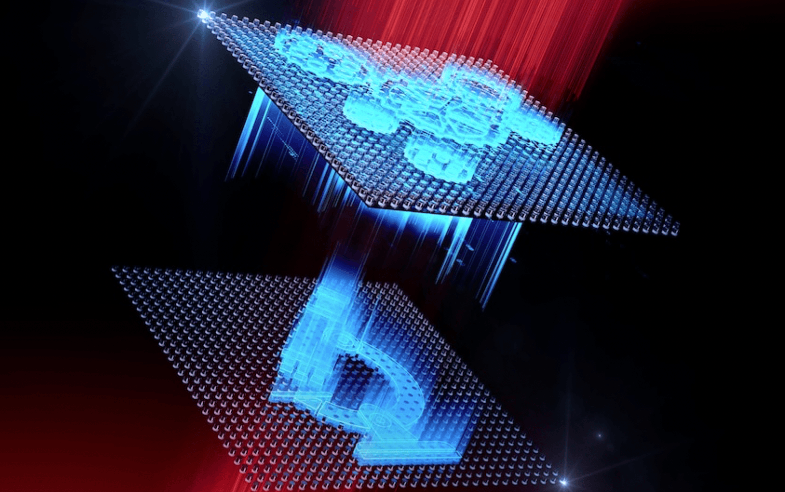 Każda nanocząstka, czyli “piksel”, jest tysiące razy mniejsza niż szerokość ludzkiego włosa /Fot. ANU