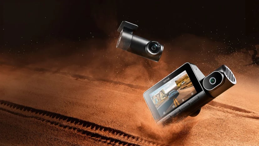 70mai 4K T800 – jeden wideorejestrator, podwójne 4K, trzy urządzenia nagrywające