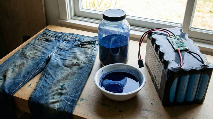 Co mają wspólnego jeansy i akumulatory? Okazuje się, że… barwnik indygo