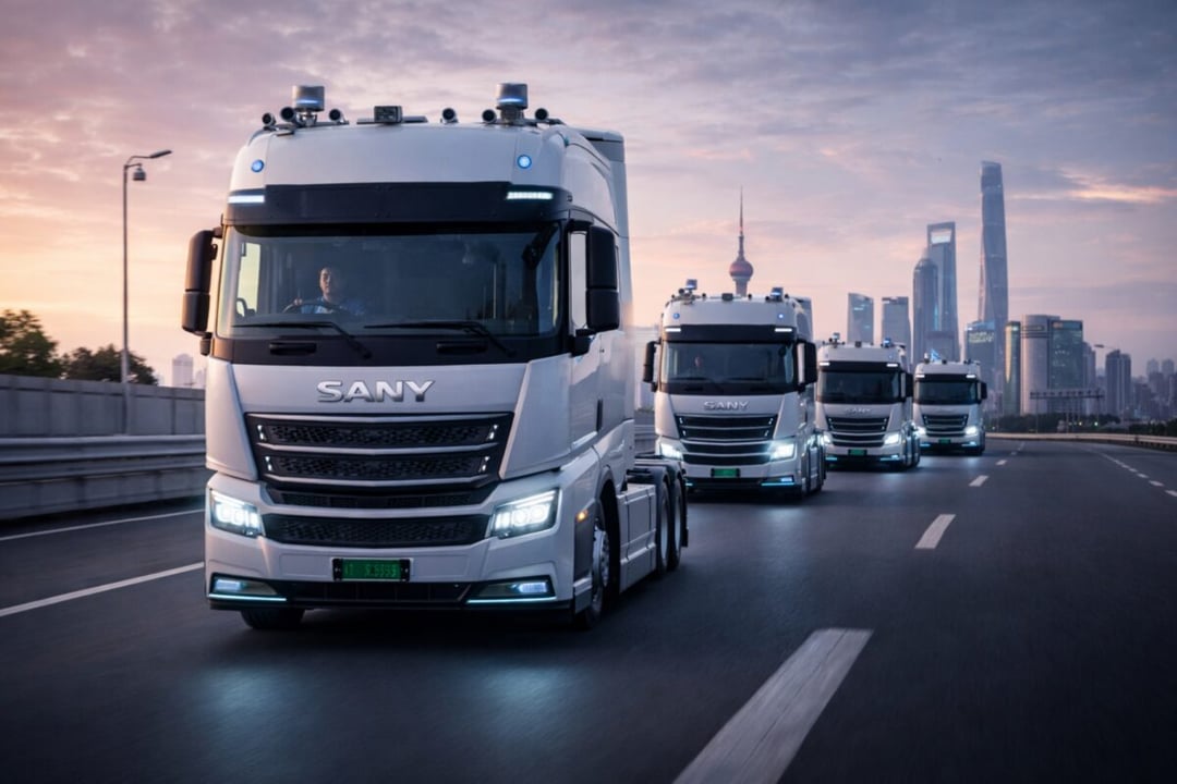 Jeden kierowca, a tirów pięć. Chiny maksymalizują transport