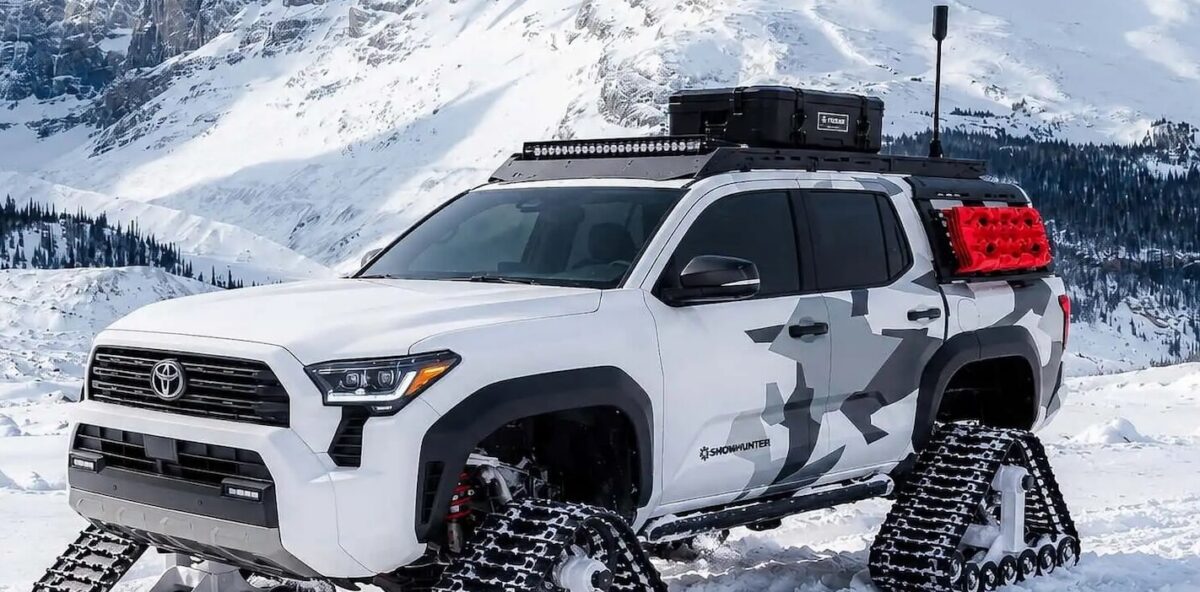 Toyota zamienia tradycyjne opony na gąsienice. Te samochody są gotowe na srogi mróz